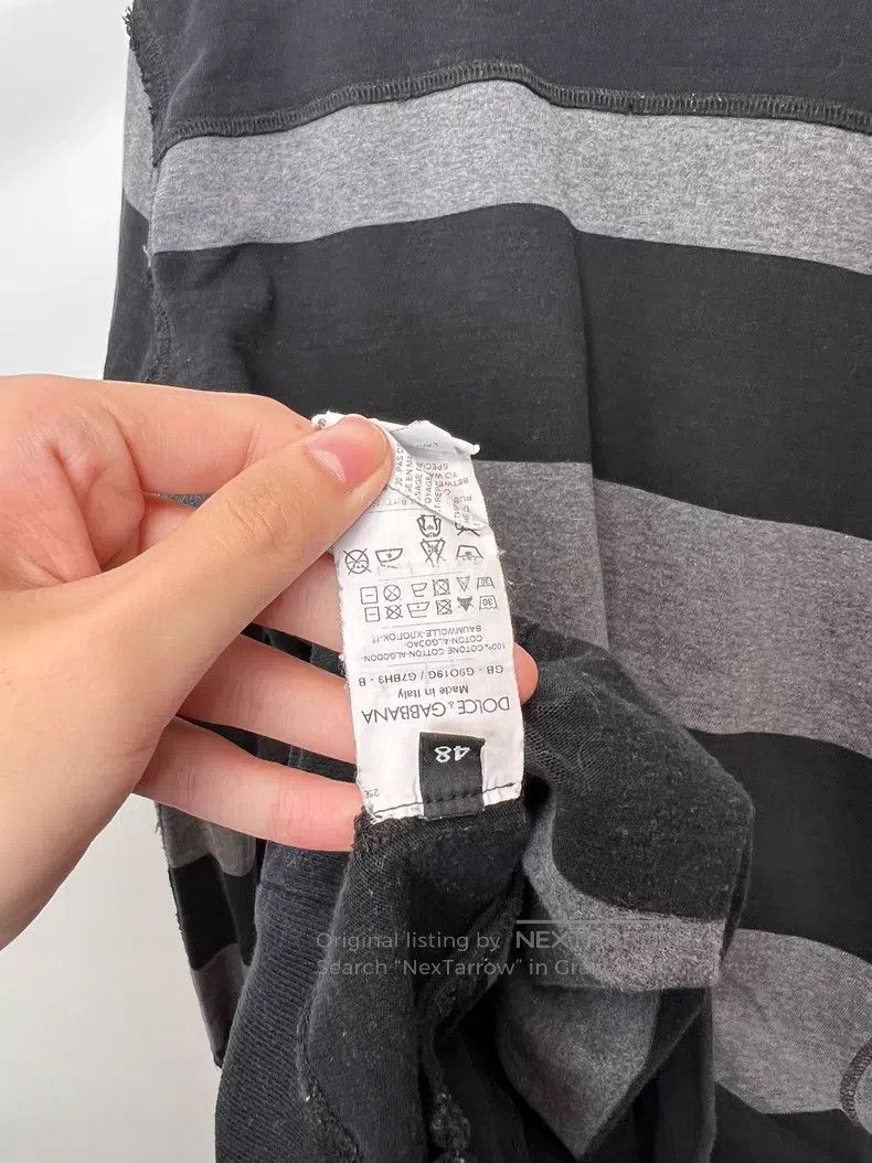 Dolce & Gabbana Dolce Gabbana Soccer Embroidered Striped Zip-up Hoodie Size US L / EU 52-54 / 3 - 9 Thumbnail
