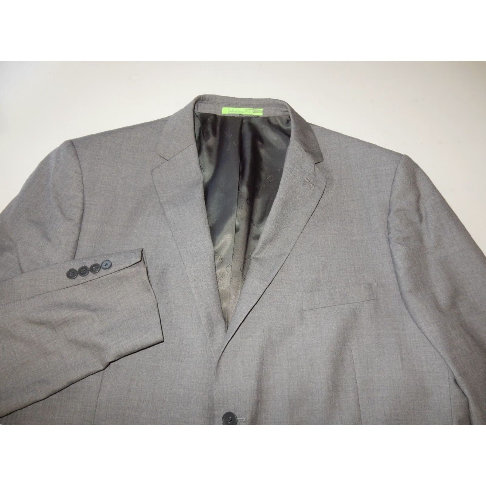 Salvatore Ferragamo Salvatore Exte Sport Coat Blazer Jacket Mens 50 Gray Polyester/Viscose Regular US 60L EUR/50L Vest? Size US M / EU 48-50 / 2 - 2 Thumbnail