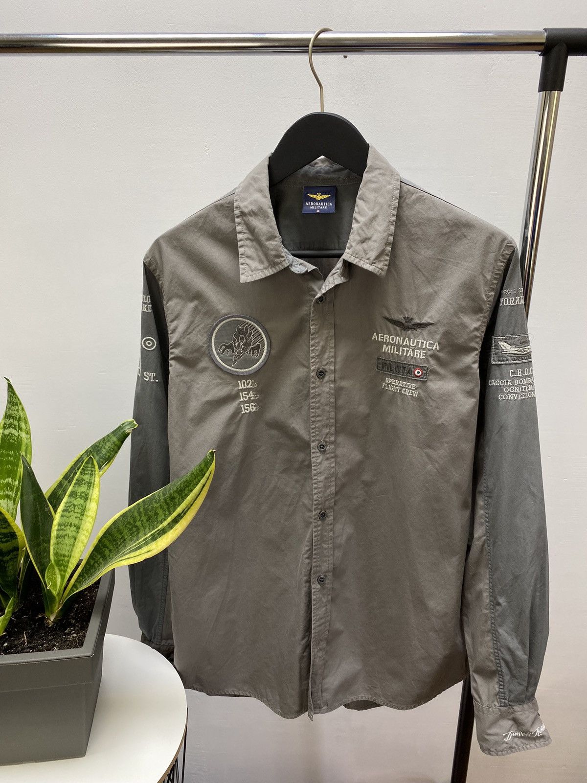 Other Aeronautica Militare Military Shirt Flight Pilot Italy Size US L / EU 52-54 / 3 - 4 Thumbnail