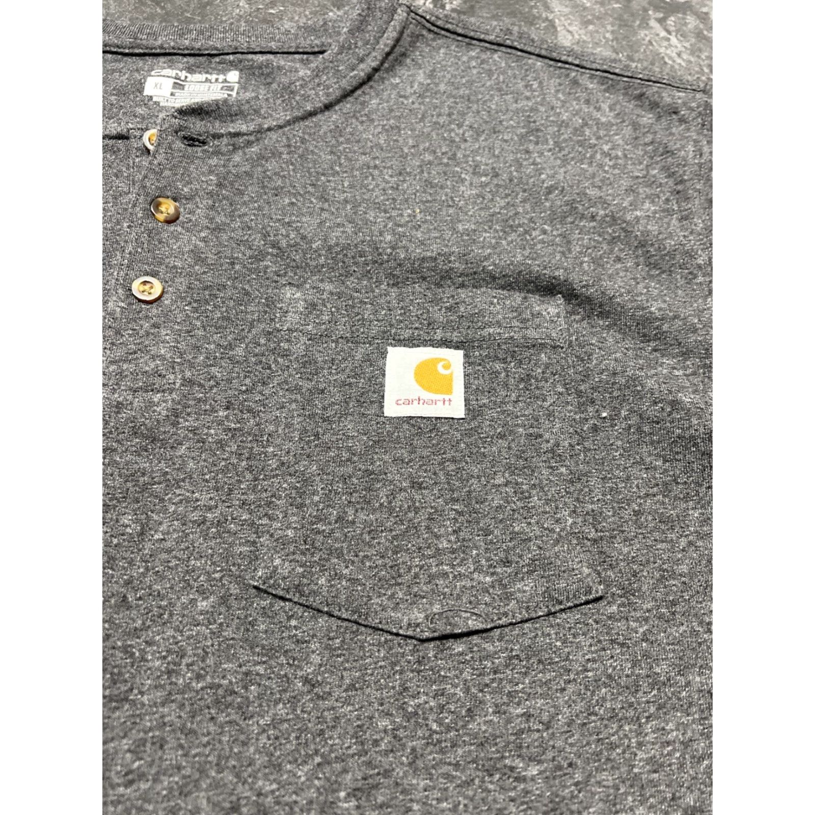 Carhartt Carhartt Henley T Shirt Short Sleeve XL Heavyweight Regular Size US XL / EU 56 / 4 - 3 Thumbnail