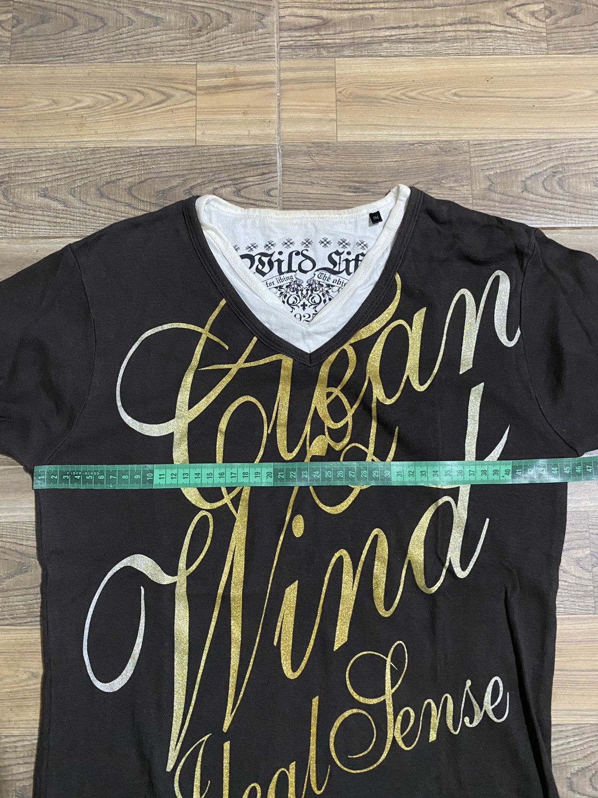 Japanese Brand CLEAN WIND IDEAL SENSE WILD LIFE POEM LONG SLEEVE TEE Size US M / EU 48-50 / 2 - 6 Thumbnail