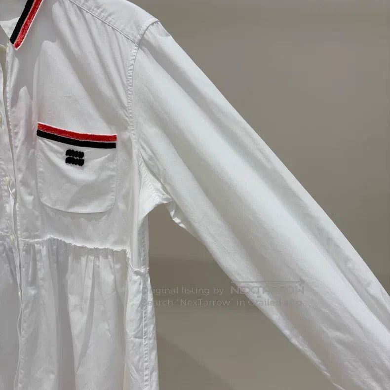 Miu Miu Miu Miu College Style Letter Logo Dress Size S / US 4 / IT 40 - 4 Thumbnail