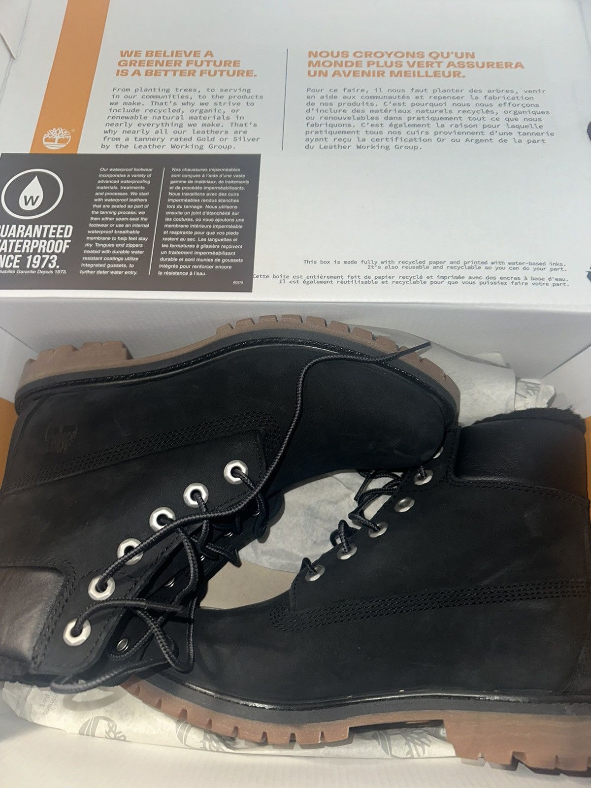 image of Timberland 6” Boot New/never Worn in Black, Women's (Size 7.5)