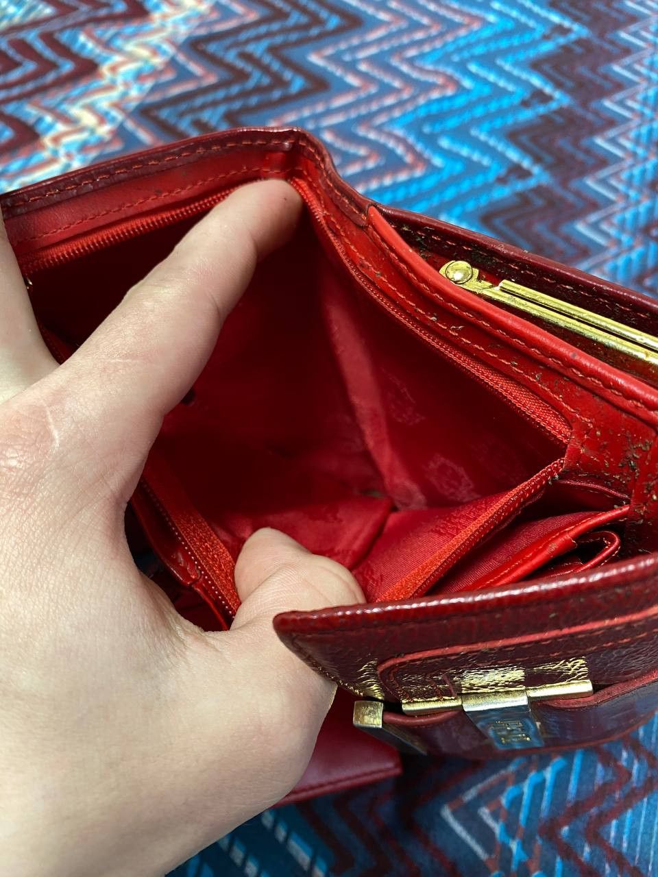 Versace Versace Grained Leather Medusa Wallet Size ONE SIZE - 16 Thumbnail
