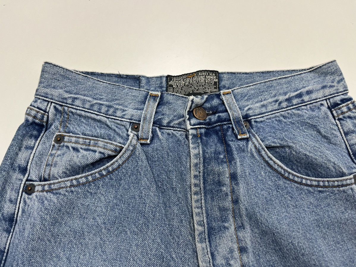 Avirex Avirex tight denim straight cut jeans lightcolored men jeans Size US 27 - 2 Thumbnail