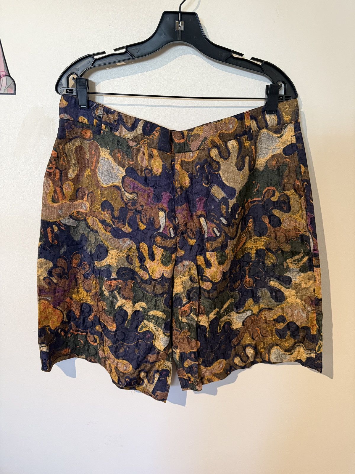Dior Dior Oblique Camouflage Jacquard Shorts Size US 34 / EU 50 - 1 Thumbnail