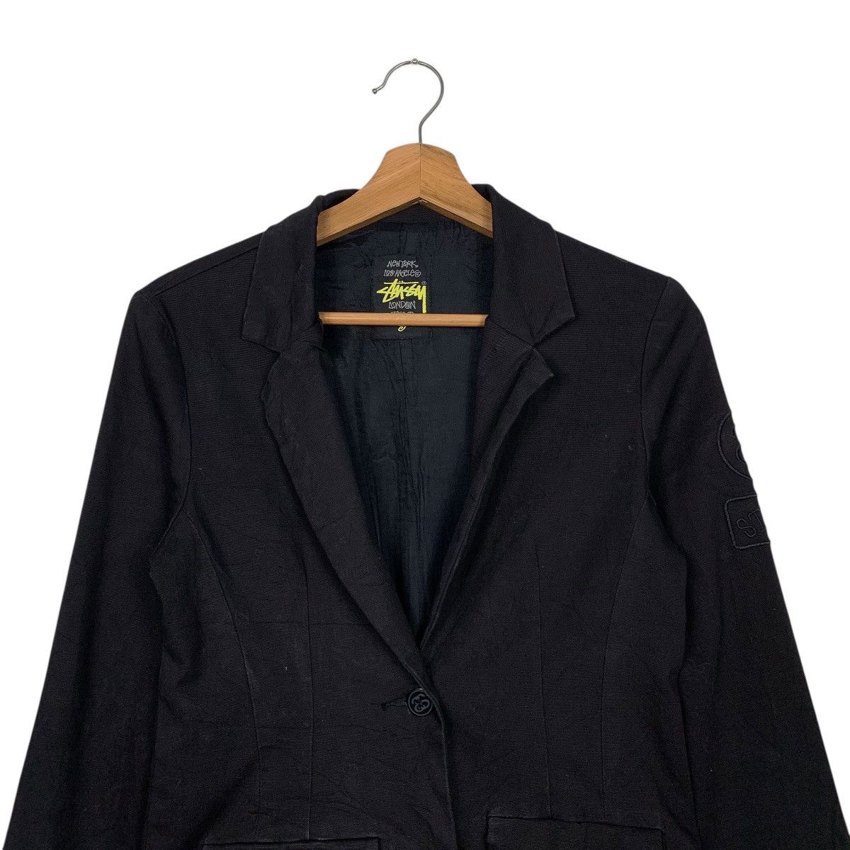 Stussy Stussy Black Jacket Size S / US 4 / IT 40 - 2 Thumbnail
