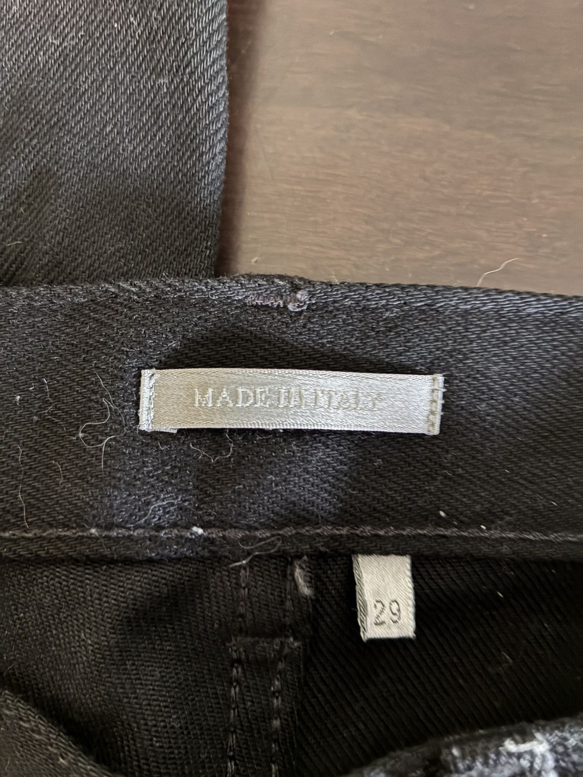 Dior Dior Atelier Embroided Black Jeans Size US 29 - 5 Thumbnail