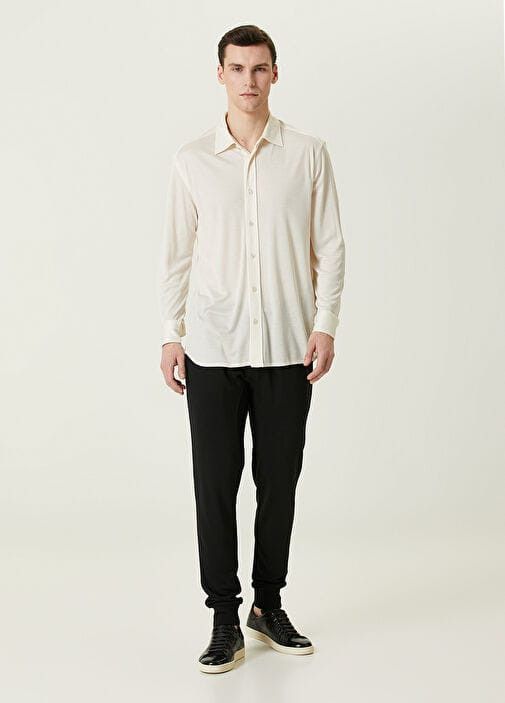 Tom Ford o1w1db10125 JBL009 Shirt in Off White Size US L / EU 52-54 / 3 - 2 Thumbnail