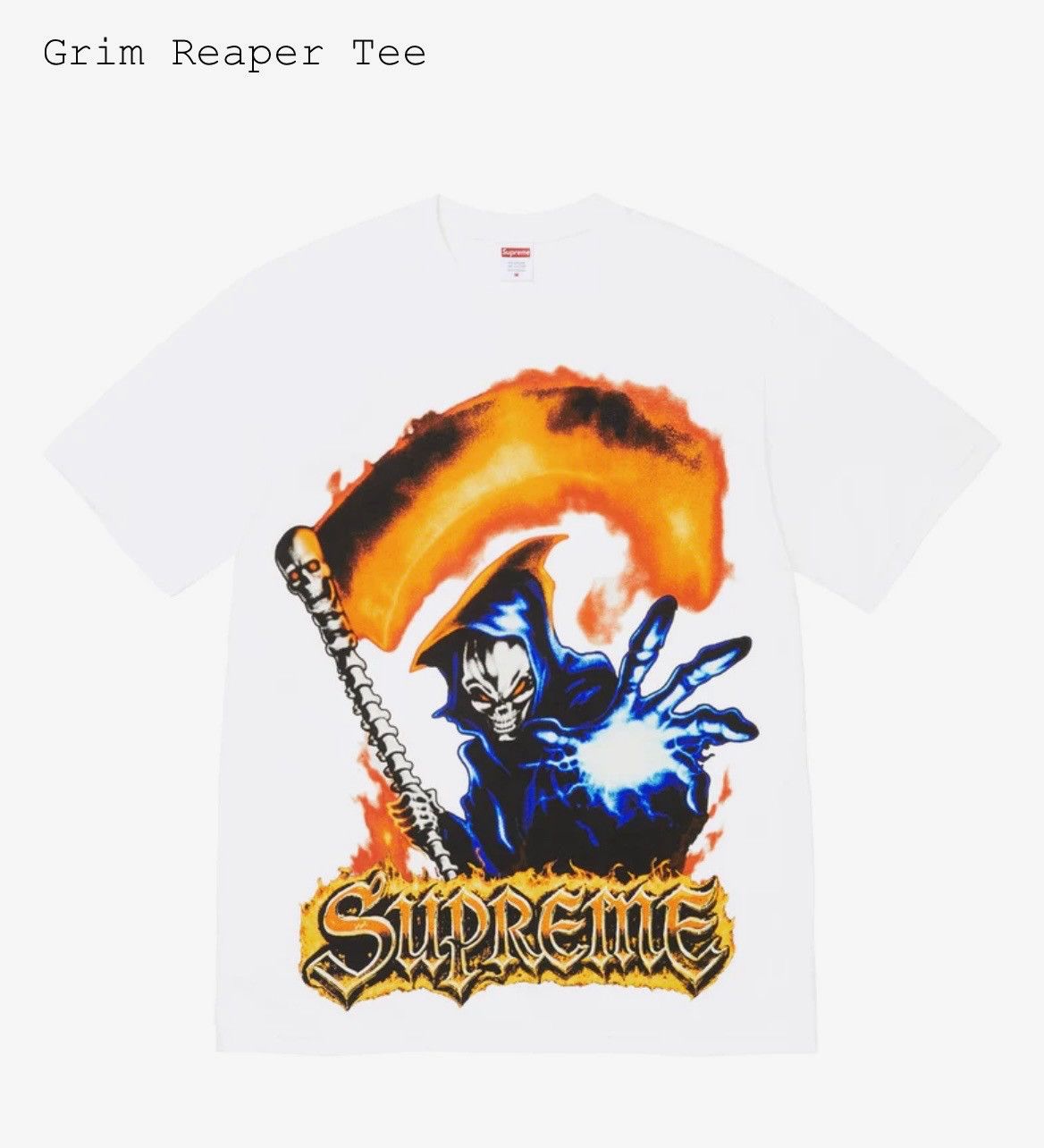 Supreme Supreme “Grim Reaper” T- Shirt Size US L / EU 52-54 / 3 - 1 Thumbnail