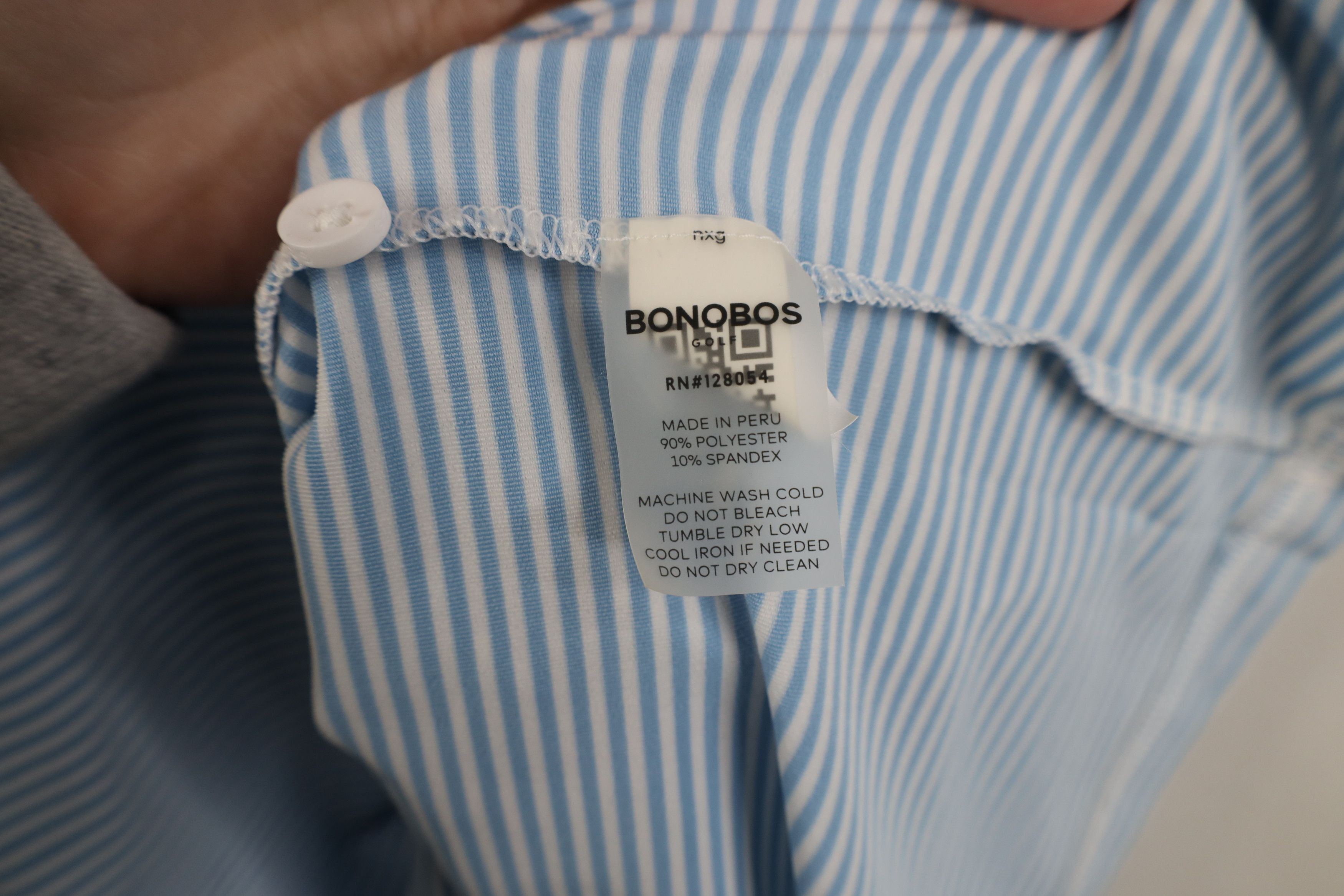 Bonobos Bonobos Golf Fit Stretch Striped Collared Polo Shirt Blue Size US XXL / EU 58 / 5 - 9 Thumbnail