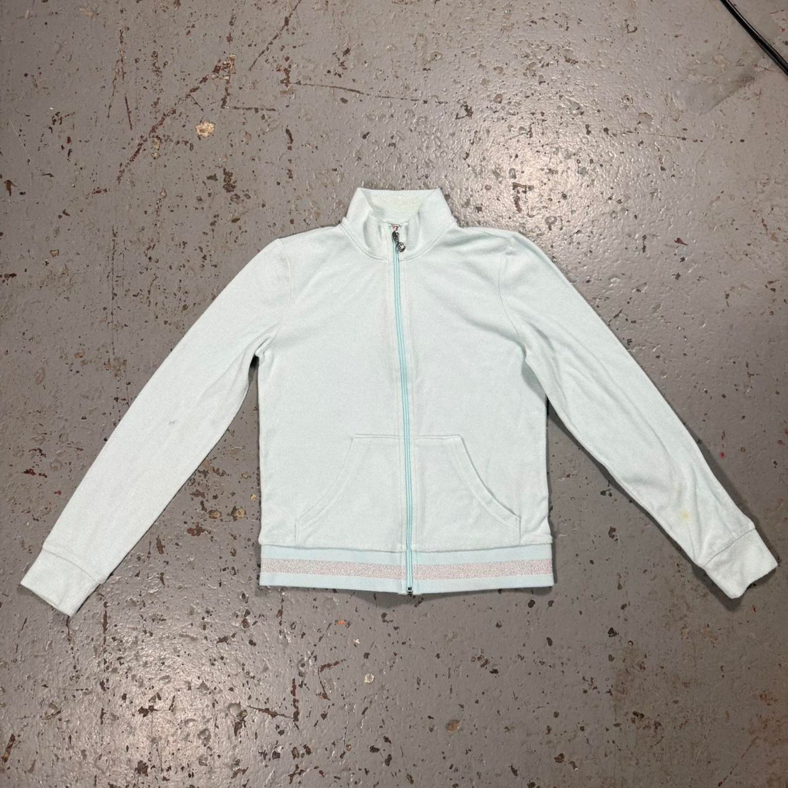 Juicy Couture Juicy couture baby blue zipup sweater Size M / US 6-8 / IT 42-44 - 1 Thumbnail