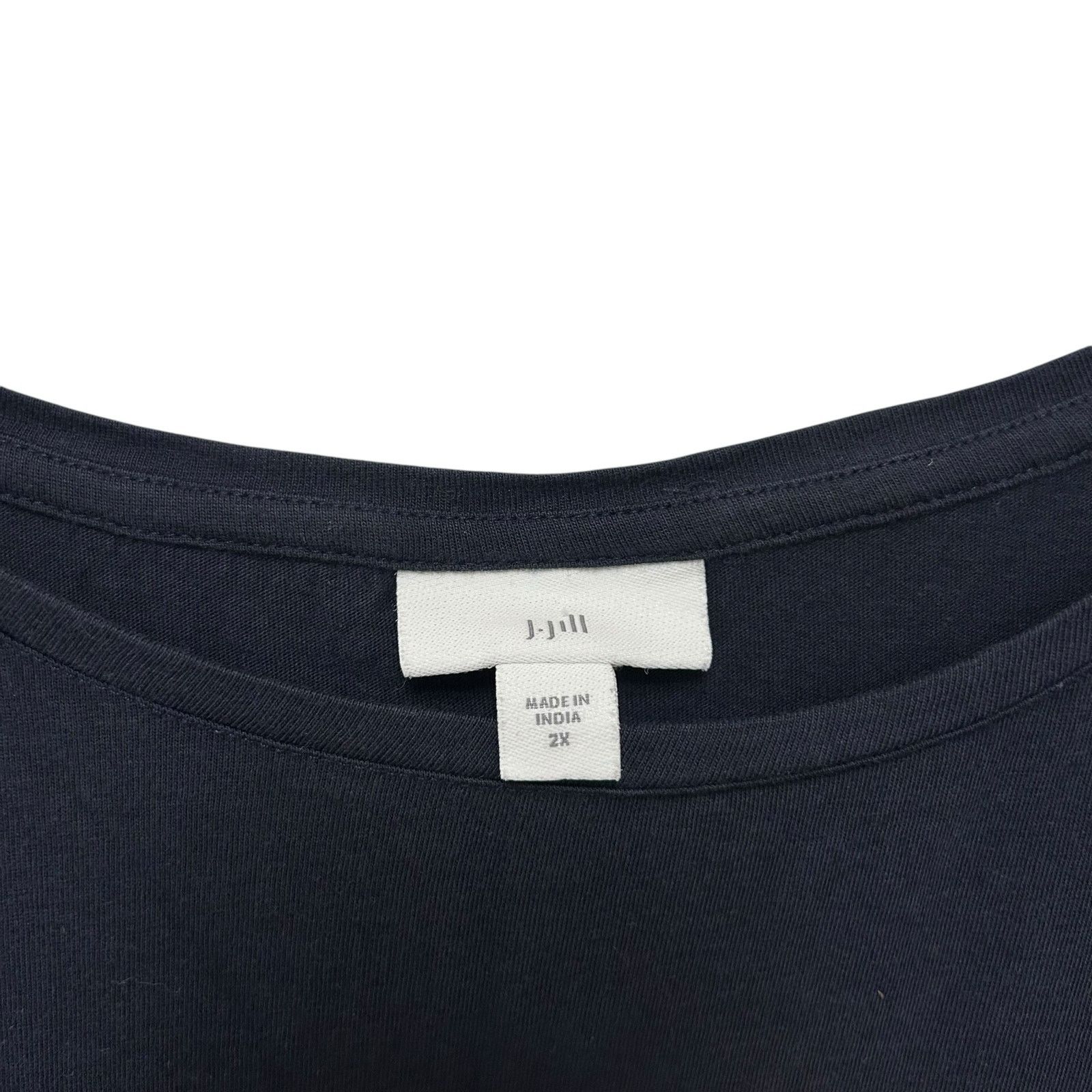 Other J. Jill Blue White Layered Long Sleeve Shirt Sz 2X Size XXL / US 16-18 / IT 52-54 - 2 Thumbnail