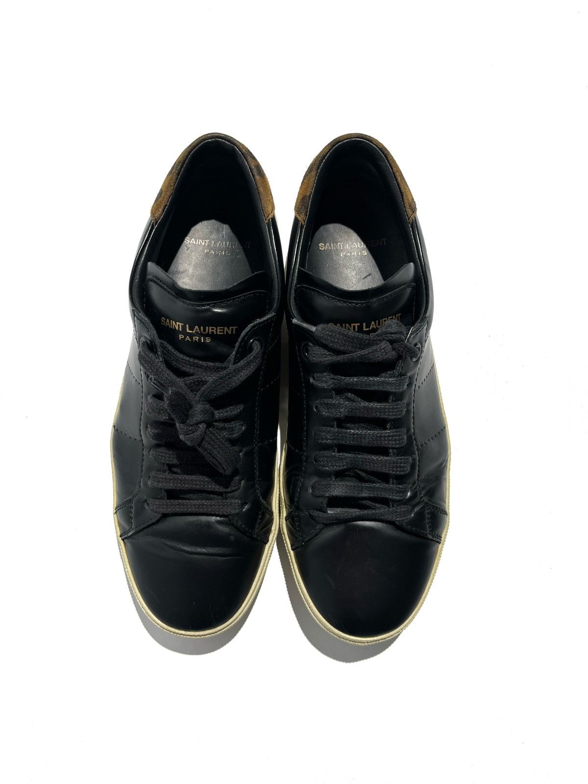 Saint Laurent Paris SS16 Saint Laurent SL/06 Black Leather Sneakers Hedi Era Size US 6.5 / EU 39-40 - 7 Thumbnail