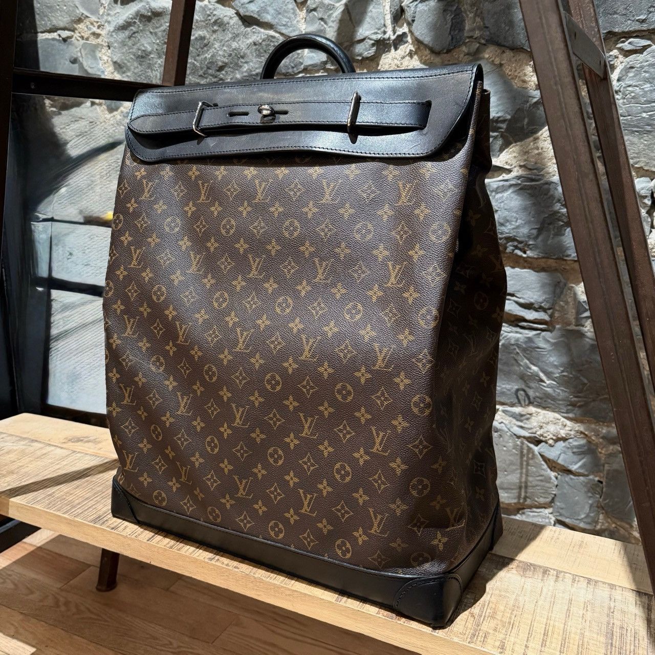 Louis Vuitton Louis Vuitton 2009 Macassar Monogram Steamer 45 Bag Size ONE SIZE - 4 Thumbnail