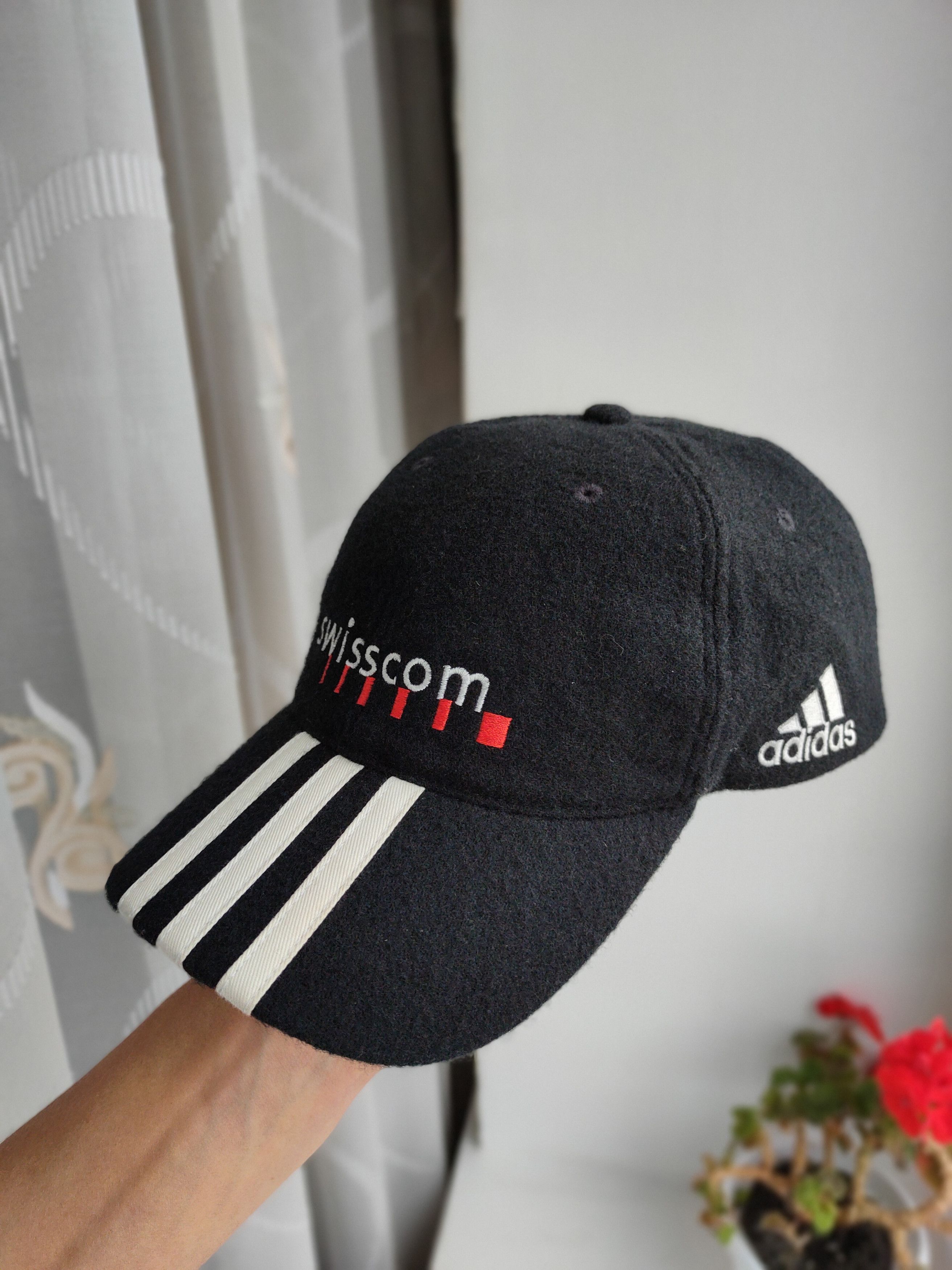 Adidas Vintage Y2K Adidas Cap Hat Earflap Adidas Swissski Wool cap Size ONE SIZE - 1 Thumbnail