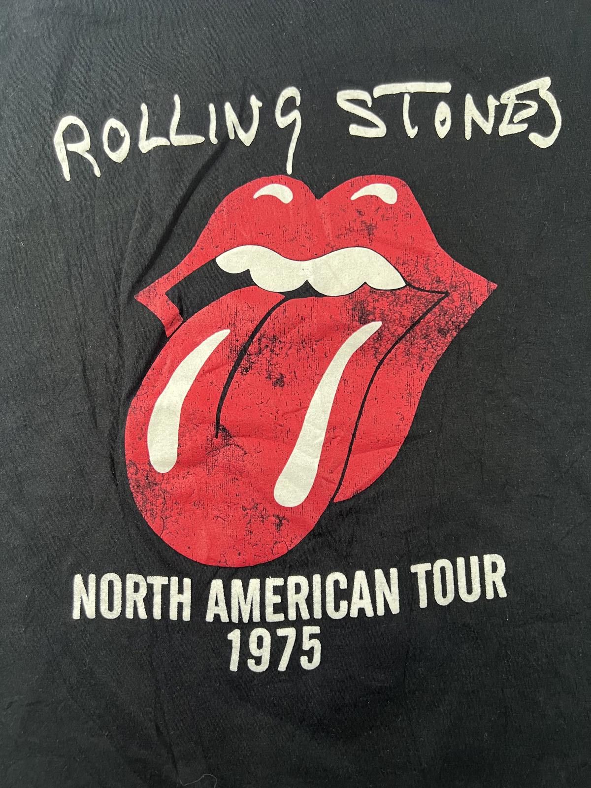 The Rolling Stones The Rolling Stones North American Tour 1975 Black T-Shirt Size US L / EU 52-54 / 3 - 2 Thumbnail