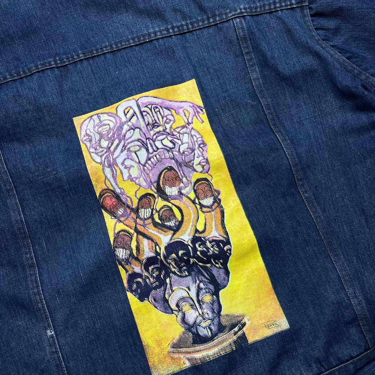 Vintage vintage 70s 80s denim jcpenney trippy art jacket Size US XL / EU 56 / 4 - 2 Thumbnail
