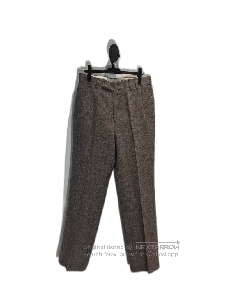 A.PRESSE Maatee & Sons Cashmere Trousers in Herringbone. Size US 32 / EU 48 - 1 Thumbnail