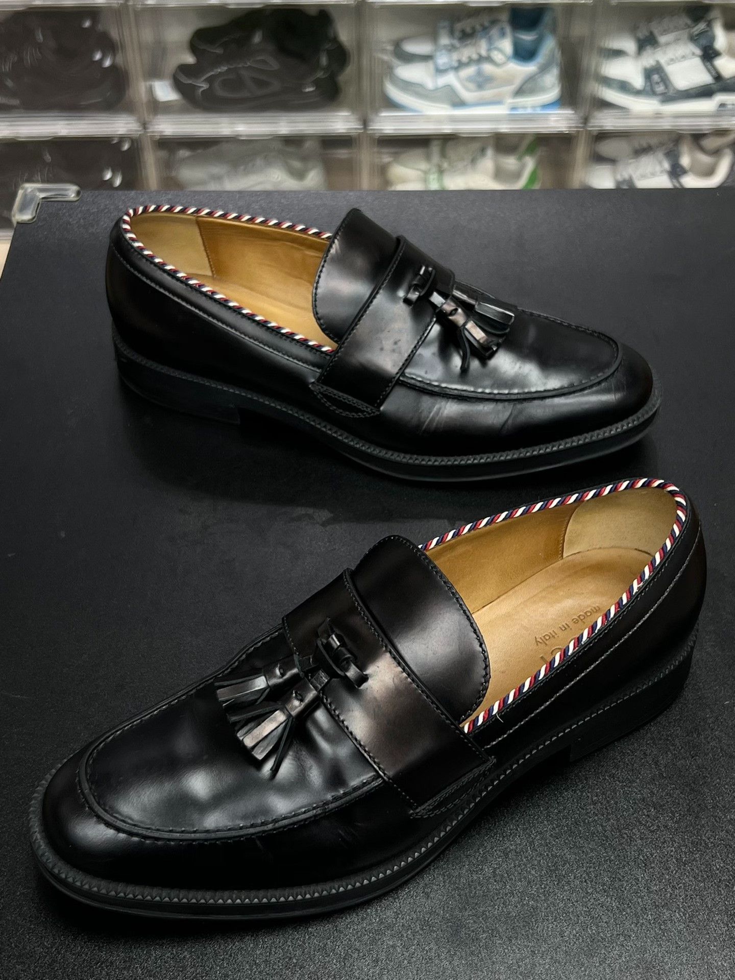 Gucci Gucci Black Slip Ons 10 Men Size US 10 / EU 43 - 1 Thumbnail