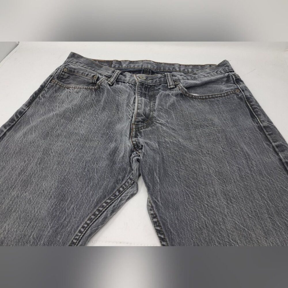 Levi's Levi's 514 Men's Jeans Gray Acid Straight Fit Size 33x32 33 Size US 33 - 8 Thumbnail
