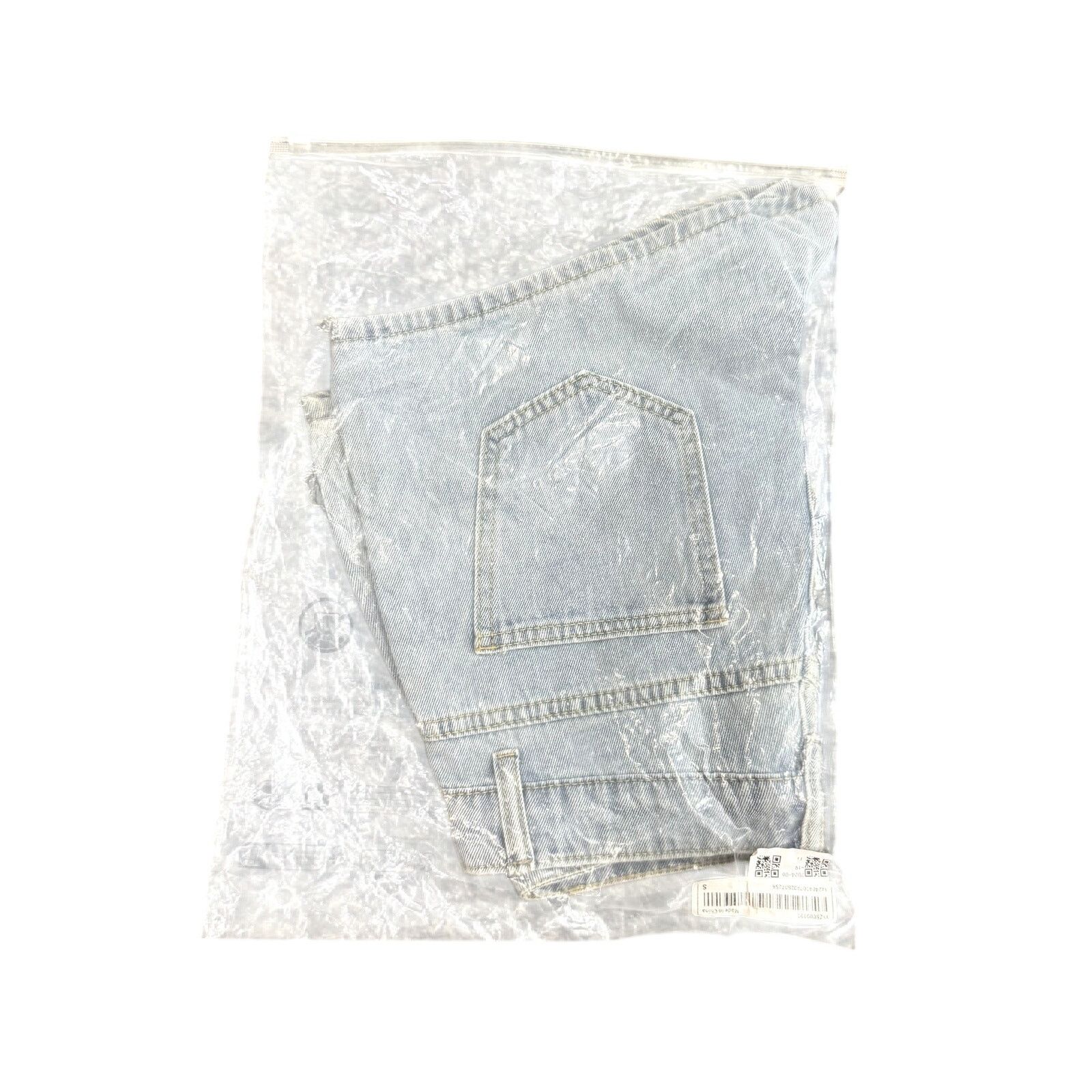 Shein High Waisted Mini Denim Shorts in Blue, Size S Size 27" / US 4 / IT 40 - 3 Thumbnail