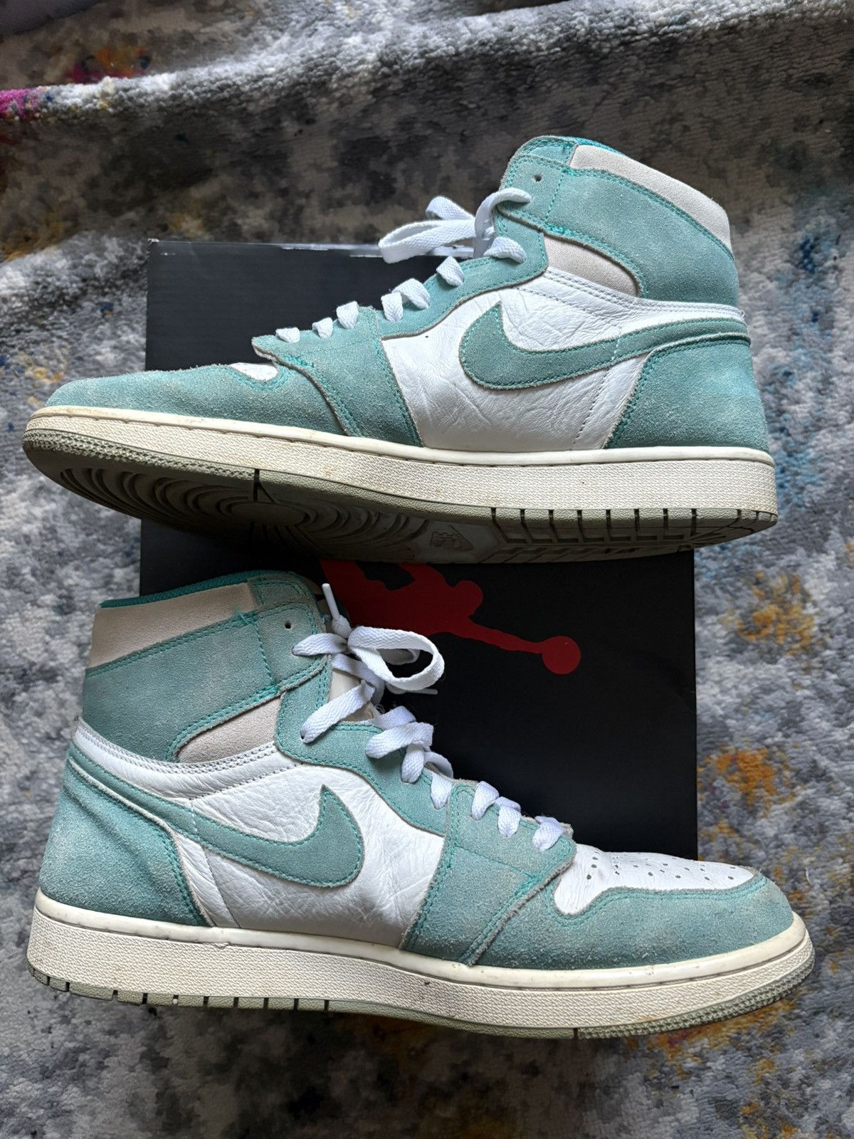 Jordan Brand Air Jordan Retro 1 Turbo Green size 12 Size US 12 / EU 45 - 2 Thumbnail
