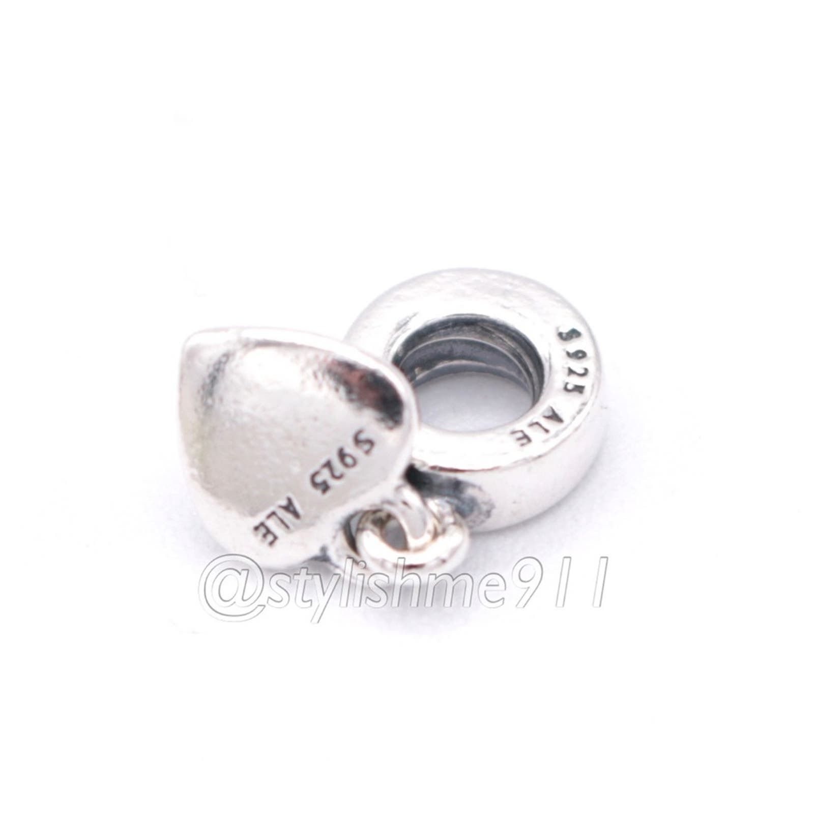 pandora Authentic PANDORA Silver Heart Dangle - 790373 Size ONE SIZE - 10 Thumbnail