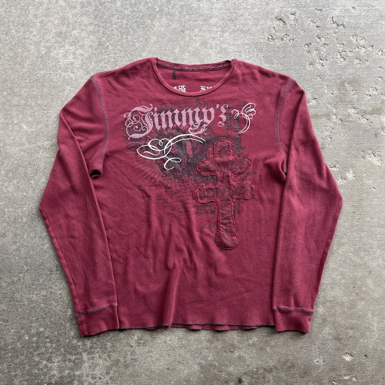 Affliction Y2K Jimmys Affliction-Style Red Thermal Size US L / EU 52-54 / 3 - 1 Thumbnail