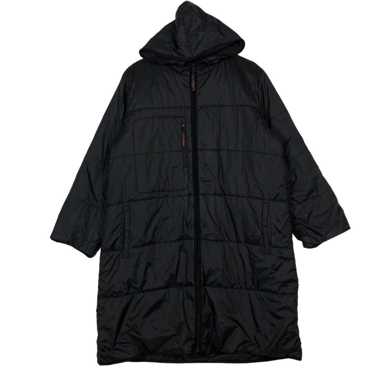 Nike 🔥90’s Vintage Long Jacket Light Puffer Down Nike Big Swoosh Size L / US 10 / IT 46 - 1 Thumbnail