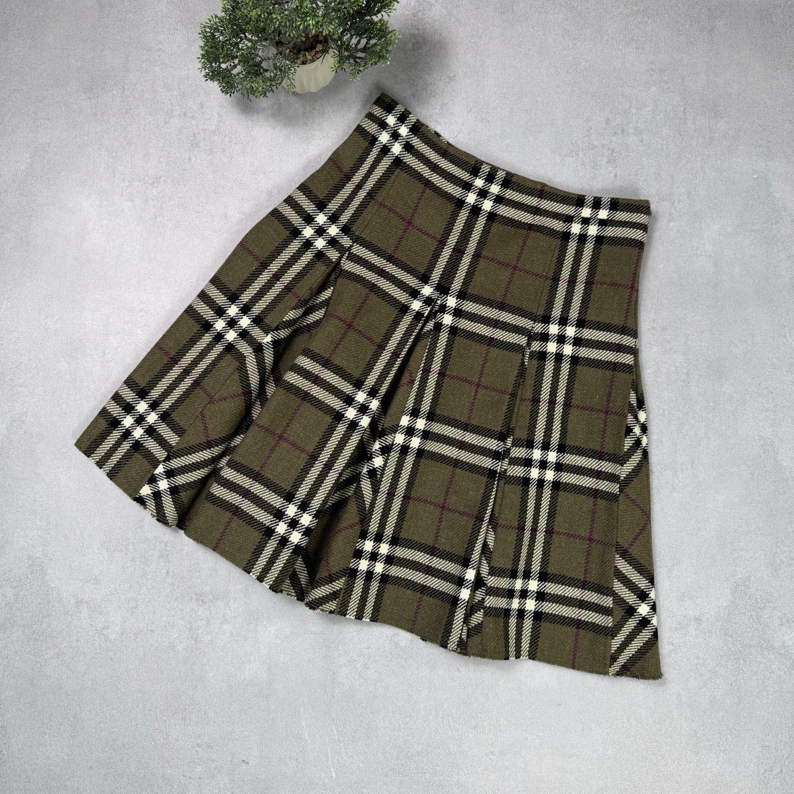 Burberry Burberry London Check Women Midi Skirt Size 31" - 1 Thumbnail