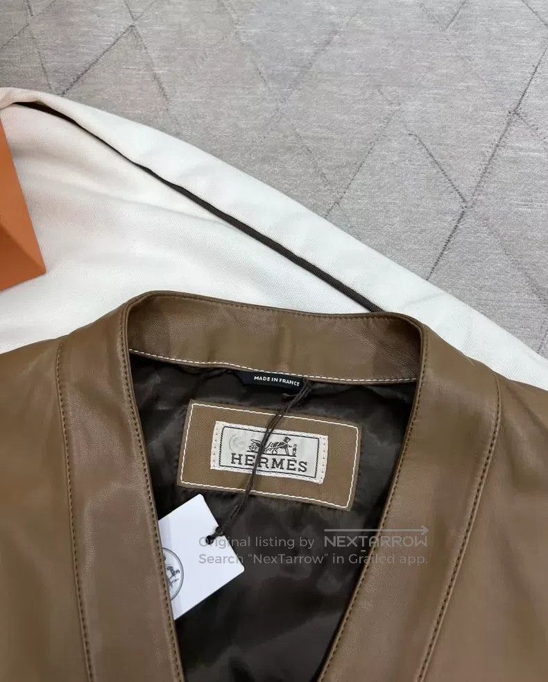 Hermes Hermes Knight Leather Jacket Size US M / EU 48-50 / 2 - 3 Thumbnail