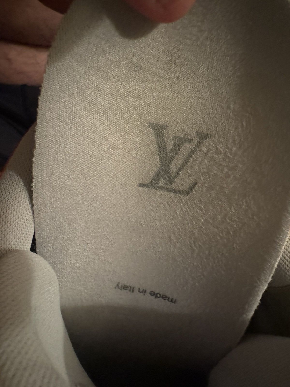 Louis Vuitton LV trainer mid red size LV13 Size US 13 / EU 46 - 9 Thumbnail