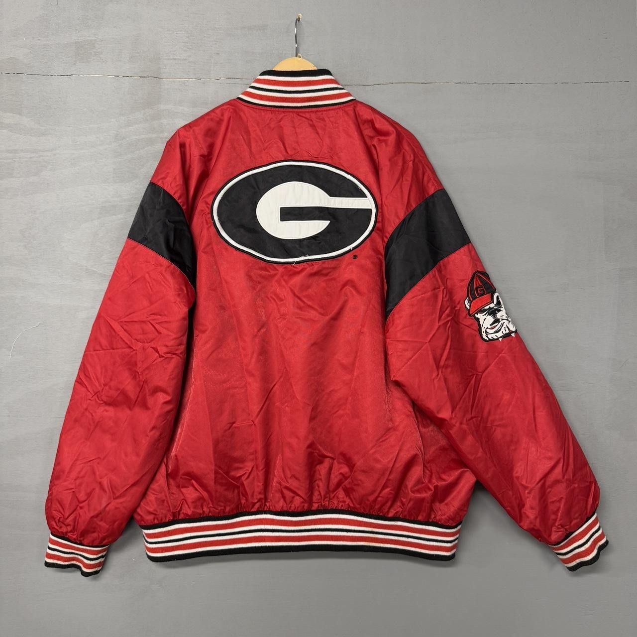 NCAA Vintage Georgia Bulldogs RR Designs Satin Bomber Jacket 3XL Size US XXL / EU 58 / 5 - 2 Thumbnail