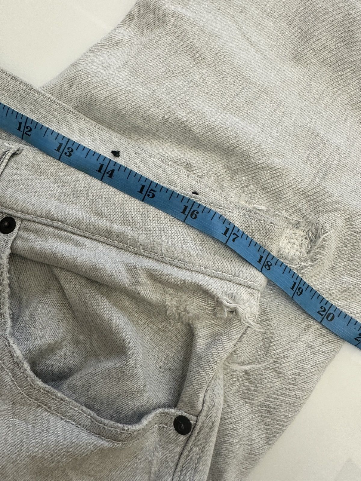 Diesel × If Six Was Nine × Le Grande Bleu (L.G.B.) Distressed Rare Design Diesel Denim Jeans Size US 36 / EU 52 - 8 Thumbnail