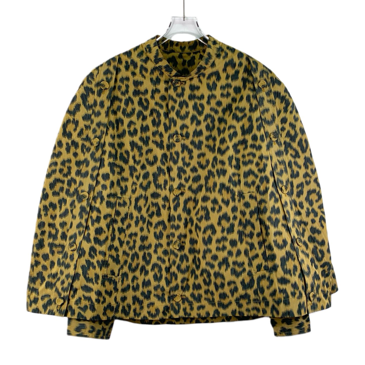 Dior Dior Yellow Leopard Cape Jacket (Size 44) Size US S / EU 44-46 / 1 - 1 Thumbnail