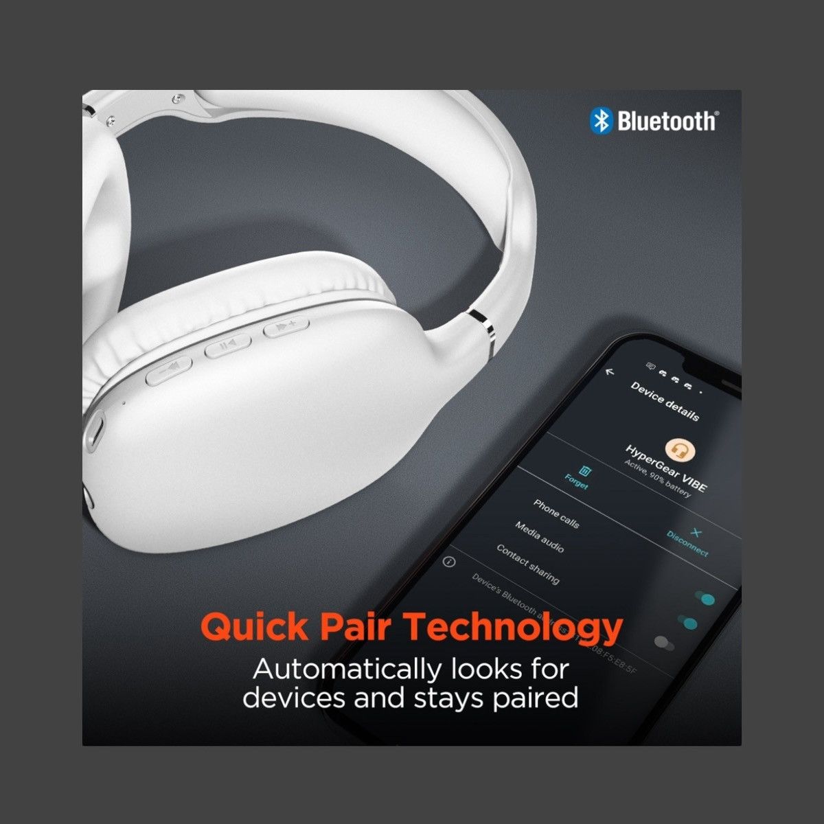 Other Hypergear Vibe | Wireless | Lightweight Headphones Size ONE SIZE - 11 Thumbnail