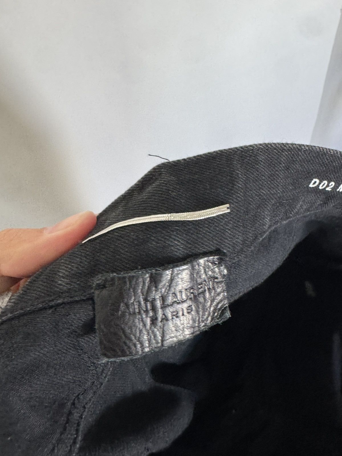 Saint Laurent Paris Knee rip haw hem d02 Size US 31 - 4 Thumbnail