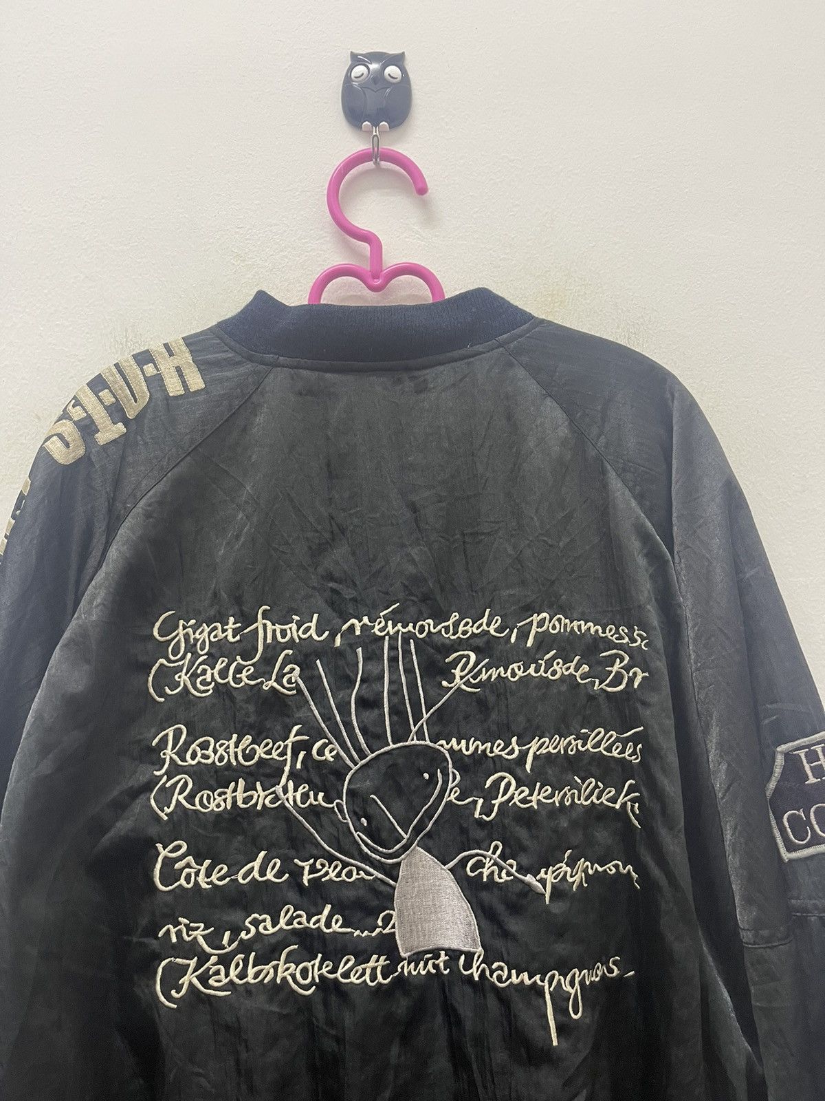 Japanese Brand Rare Vintage HOTS COMPANY Spell Out Embroidered Bomber Size US L / EU 52-54 / 3 - 2 Thumbnail