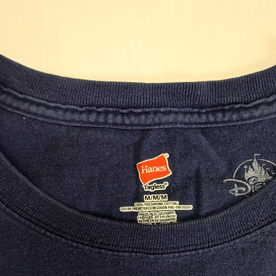 Hanes Disneyland Resort Mickey Mouse Shirt Blue M Graphic Tee Size US M / EU 48-50 / 2 - 6 Thumbnail