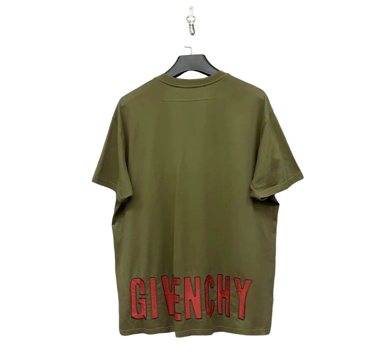 Givenchy Givenchy Embroidered Logo Short Sleeve T-Shirt Size M Size US M / EU 48-50 / 2 - 1 Thumbnail