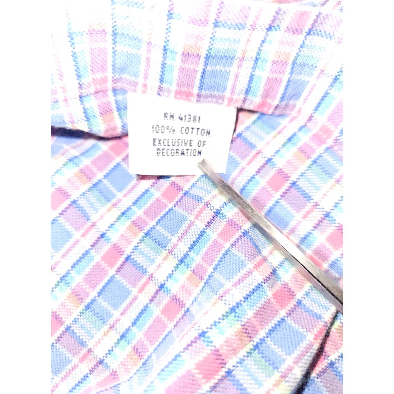Ralph Lauren Ralph Lauren Button-Down Shirt Men 4XLT Plaid Long Sleeve Preppy Workwear Multicolor Embroidered Button-Up 64in Chest Big & Tall Mens Size US XXL / EU 58 / 5 - 8 Thumbnail