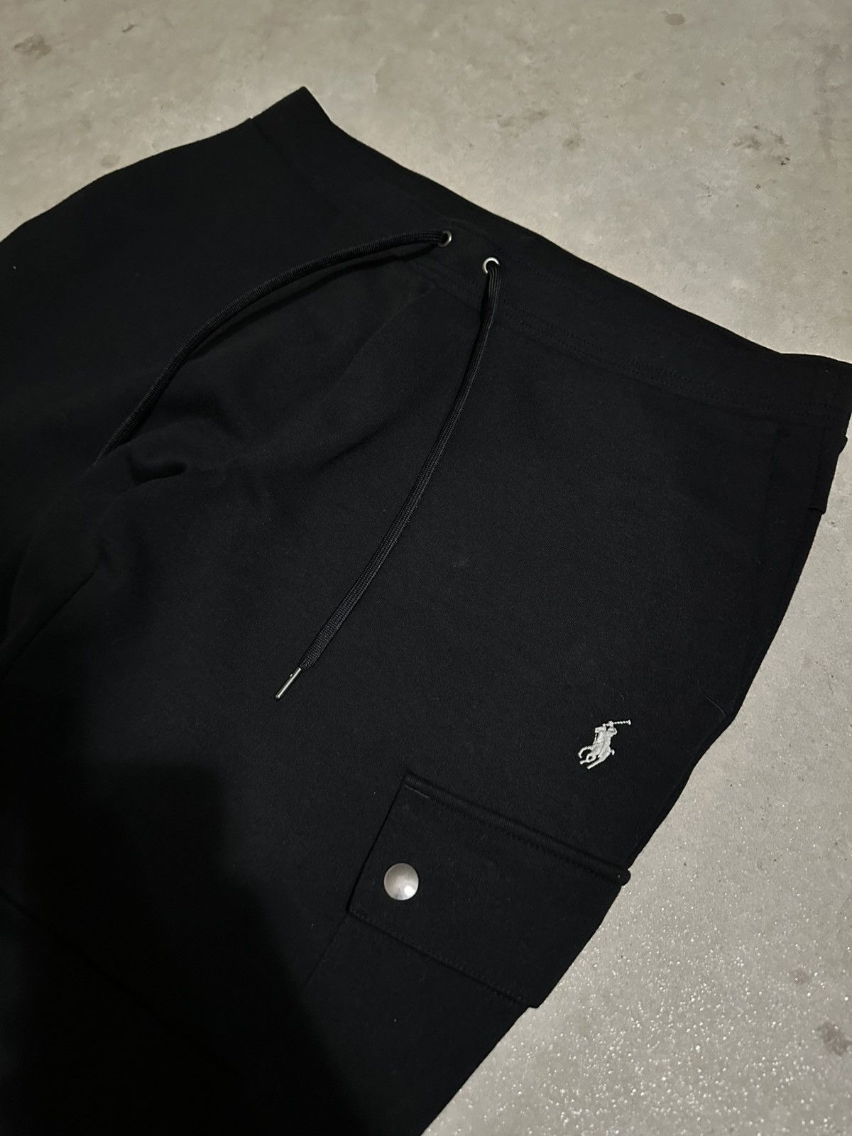 Polo Ralph Lauren Polo Ralph Lauren Black Cargo Sweatpants Size US 32 / EU 48 - 3 Thumbnail