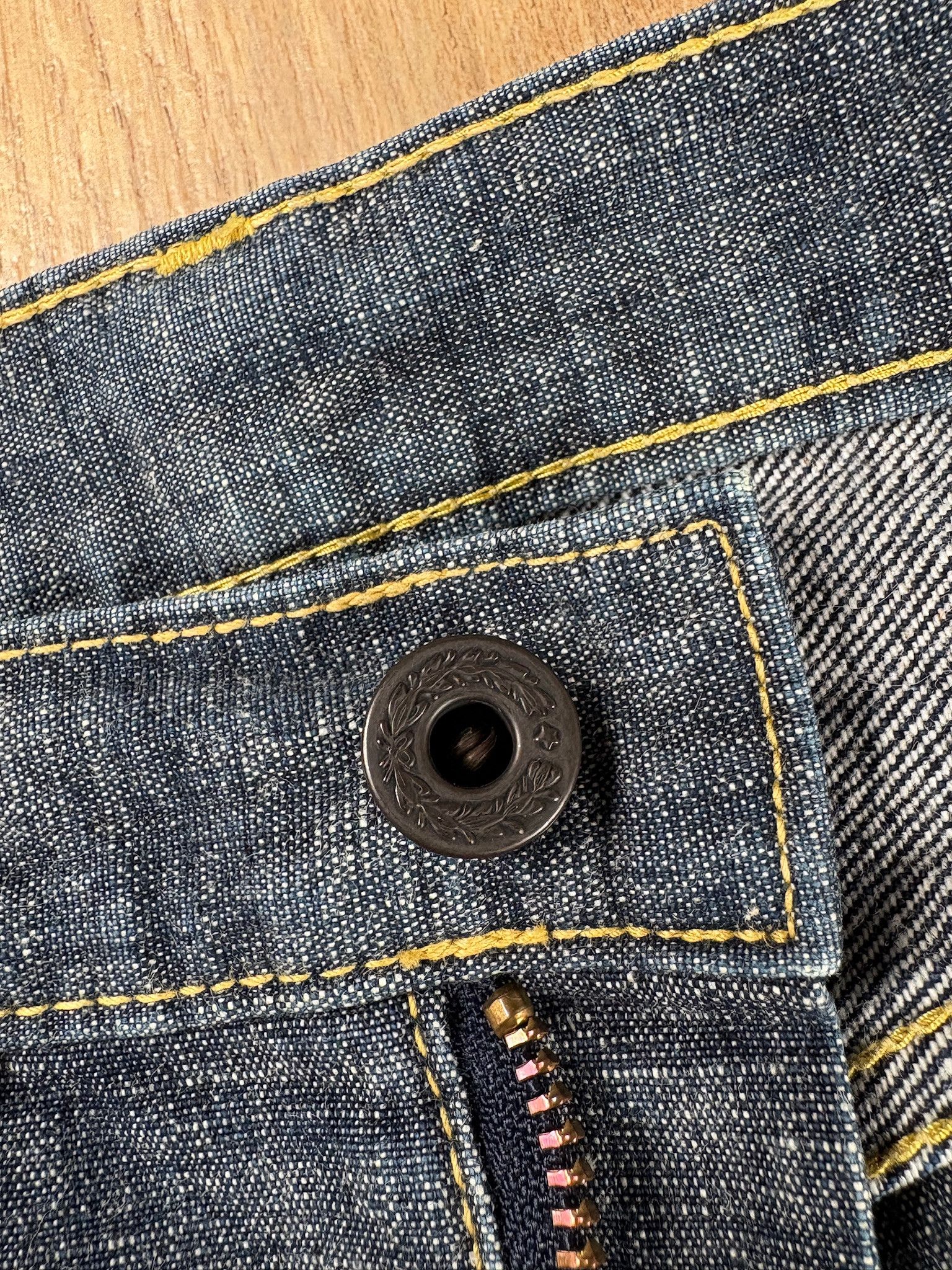 Kapital Kapital Two-tone Raw Unused Jeans Indigo Size US 30 / EU 46 - 9 Thumbnail