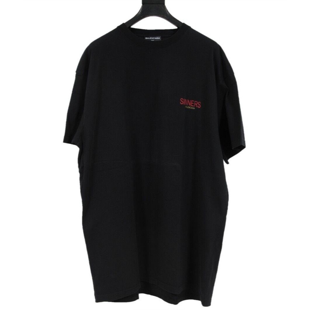 Balenciaga sinners t shirt clearance