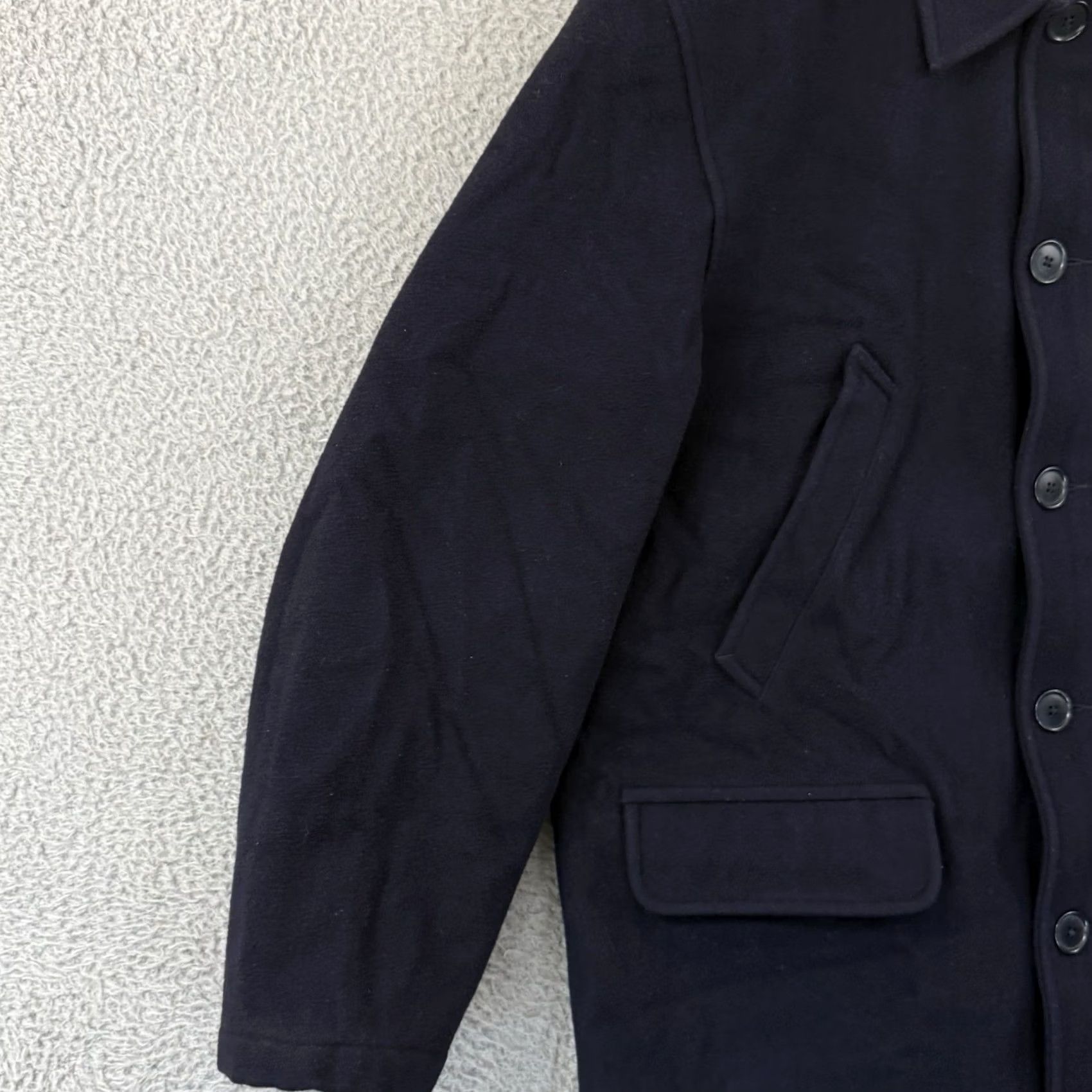 Polo Ralph Lauren Vintage Polo Ralph Lauren Pea Coat Mens Medium Wool Zip Button Quilted Jacket Size US M / EU 48-50 / 2 - 4 Thumbnail