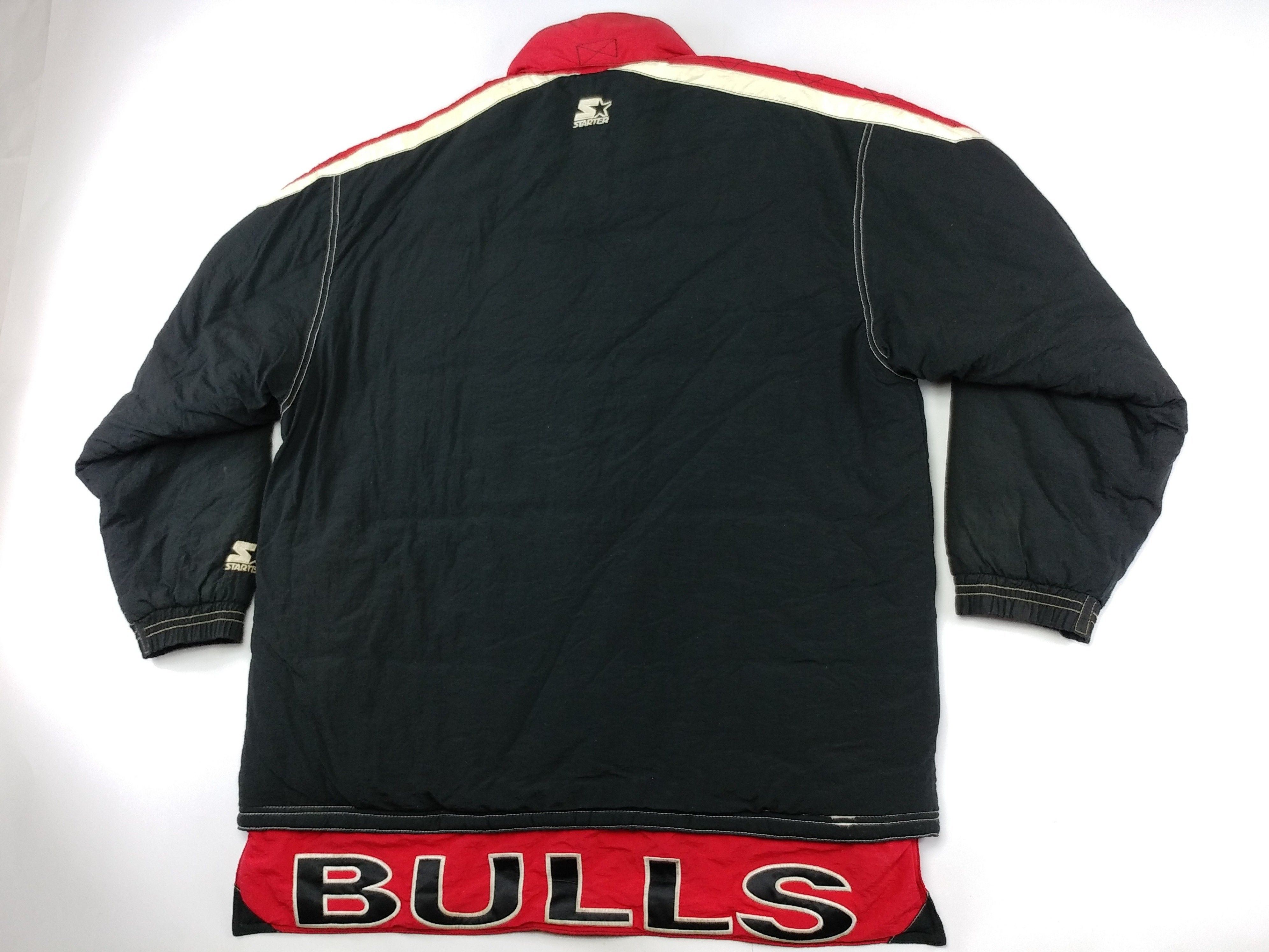Starter NBA Chicago Bulls jacket, Starter basketball vintage 90s L Size US L / EU 52-54 / 3 - 4 Thumbnail