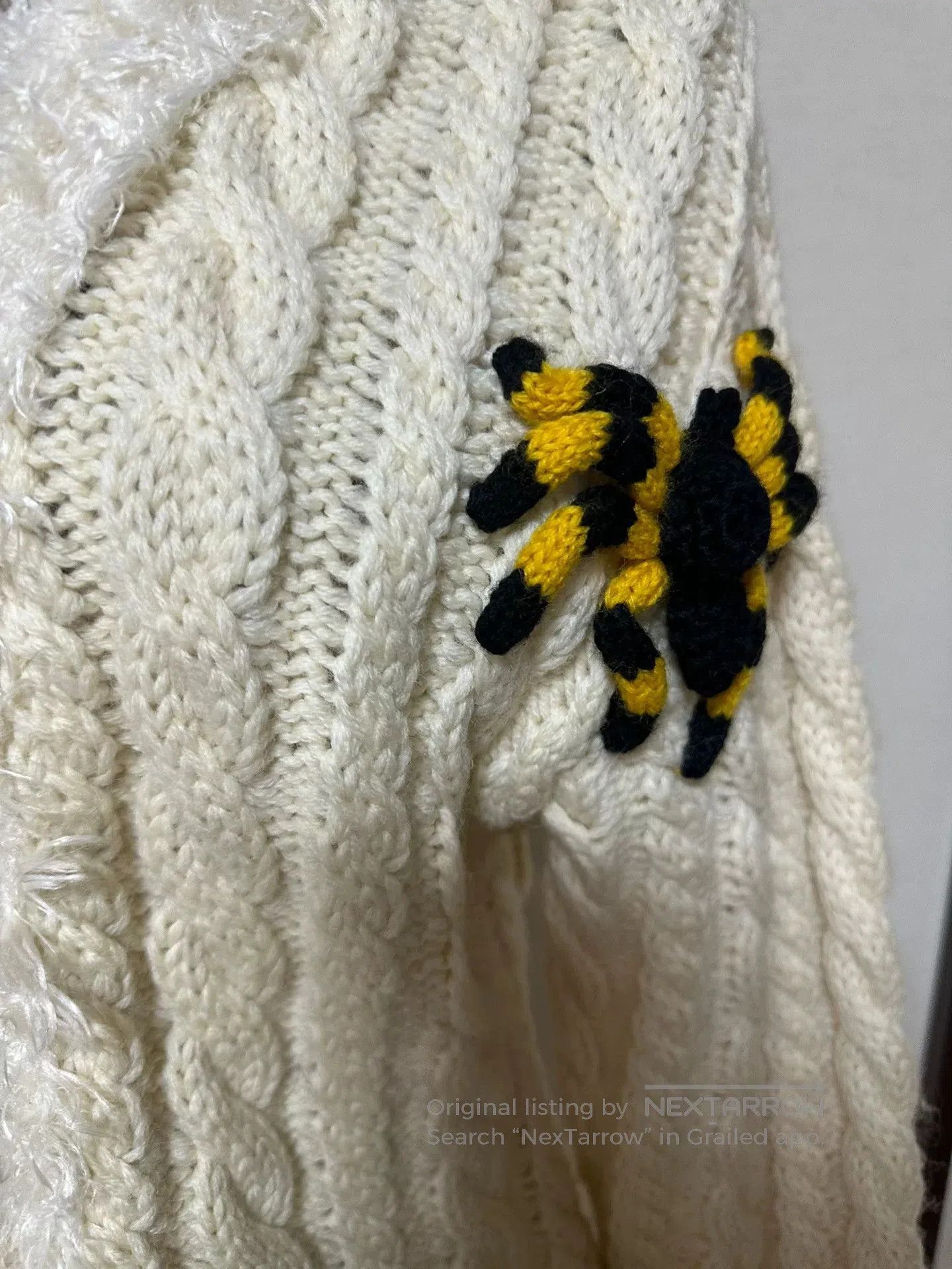 Hysteric Glamour Hysteric Glamour Fuzzy Spider Knit Cardigan. Size M / US 6-8 / IT 42-44 - 9 Thumbnail