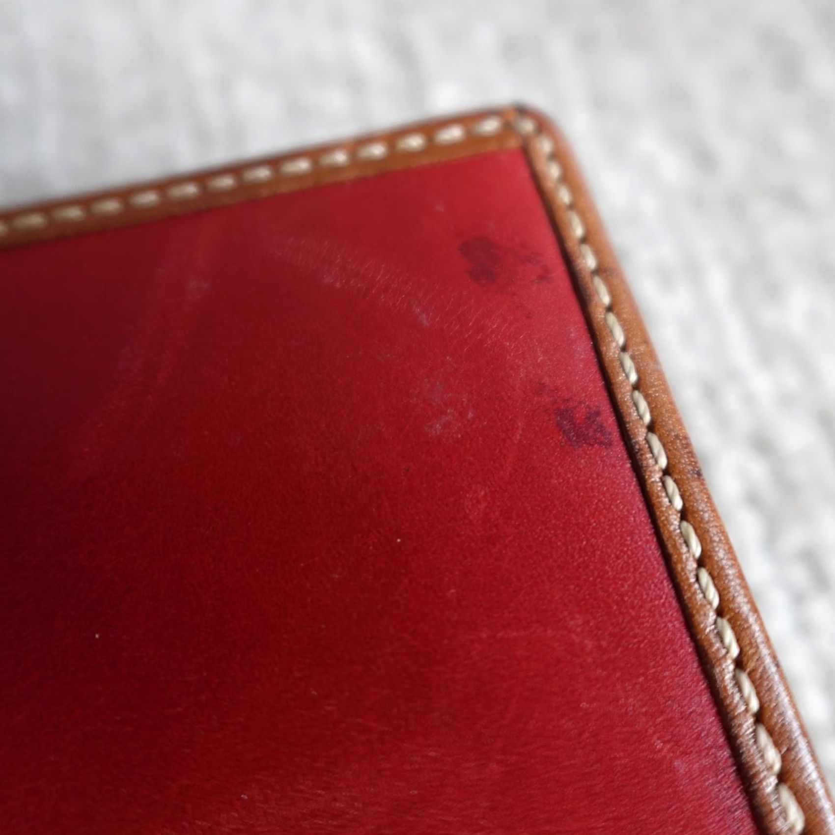 Coach Coach Womens Leather Clutch Colorblock Kisslock Wallet Blue Brown Red Leather Small XS? Size ONE SIZE - 2 Thumbnail