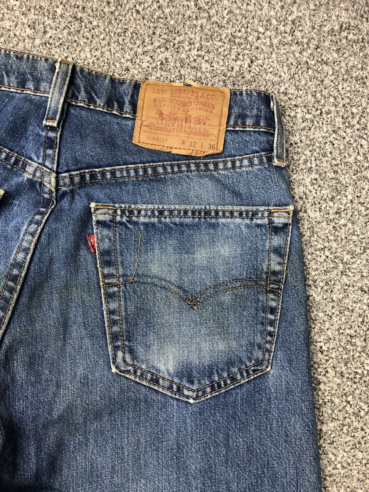 Japanese Brand × Levi's × Vintage Vintage Distressed Levis 519 Made In Usa Jeans Size US 31 - 16 Thumbnail
